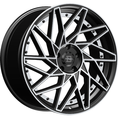 Blade Luxury Venzo Black Machined Wheel