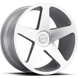 Blaque Diamond BD-15 Silver Machined Wheel