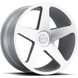 Blaque Diamond BD-15 Silver Machined Wheel