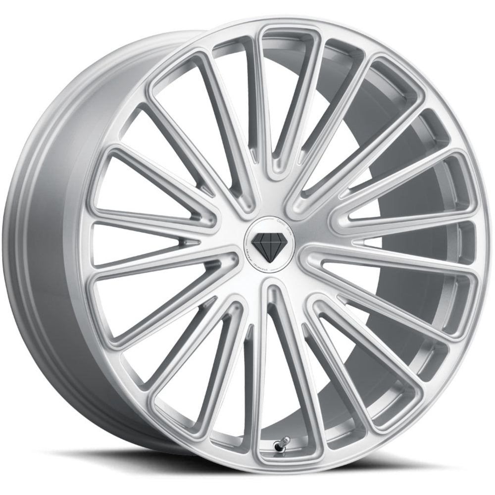 Blaque Diamond BD-715 Silver Brushed Wheel