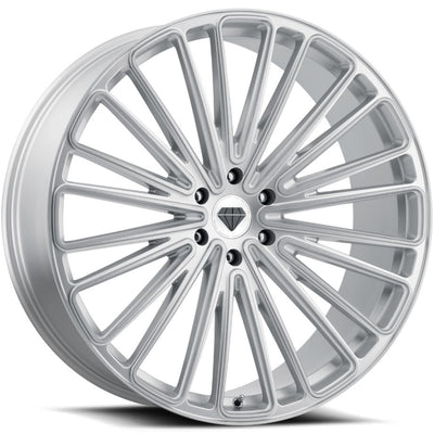 Blaque Diamond BD-716 Silver Brushed Wheel
