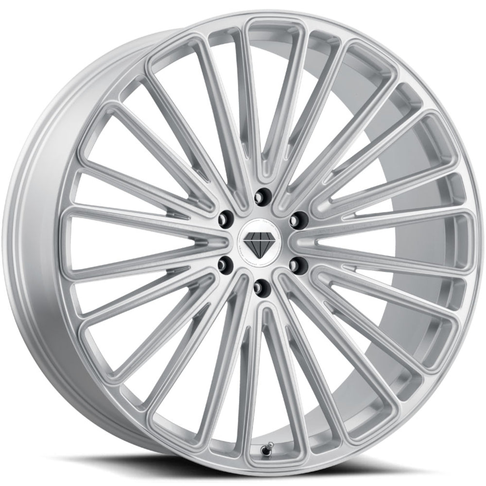 Blaque Diamond BD-716 Silver Brushed Wheel