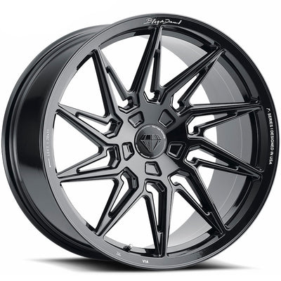 Blaque Diamond BD-F20 Gloss Black wheel