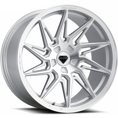 Blaque Diamond BD-F20 Silver Brushed Wheel