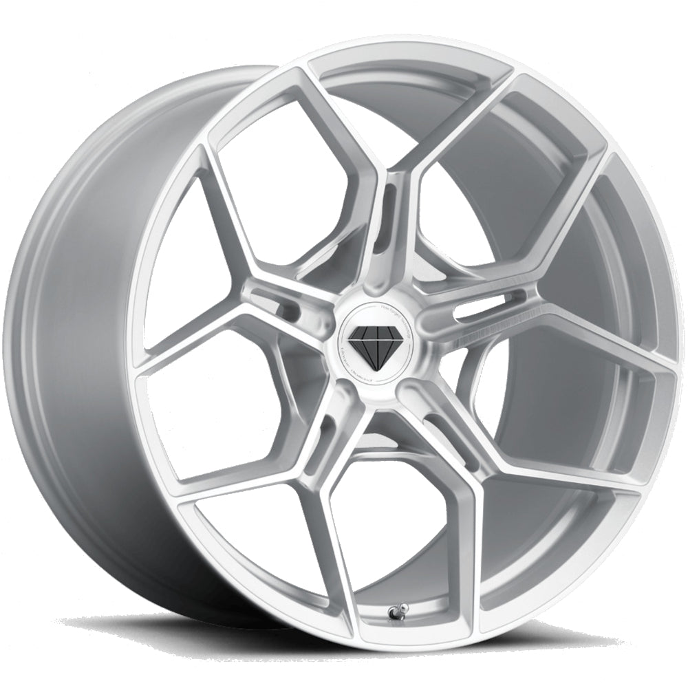 Blaque Diamond BD-F25 Silver Brushed Wheel