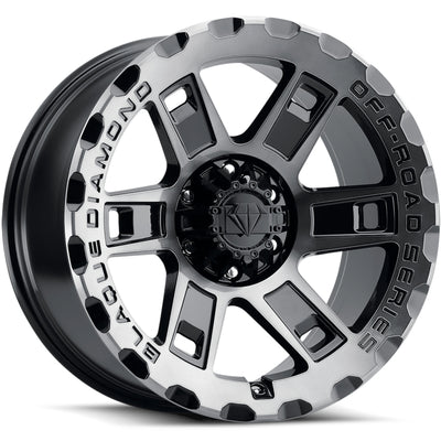 Blaque Diamond BD-O801 Black Machined Wheel