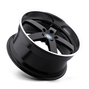 Beyern RAPP 18x9.5 +25 Gloss Black with Mirror Cut Lip