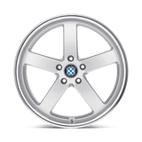 Beyern RAPP 17x8 +15 Silver Mirror Cut Lip premium Euro wheel