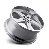 Beyern RAPP 17x8 +15 Silver Mirror Cut Lip premium Euro wheel