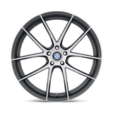 Beyern RITZ 18x9.5 +40 Gloss Gunmetal Brushed Face premium Euro wheel
