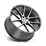Beyern RITZ 22x9 +25 Gloss Gunmetal Brushed Face premium Euro wheel