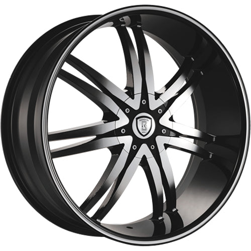 Borghini B14-M Black Machined Wheel