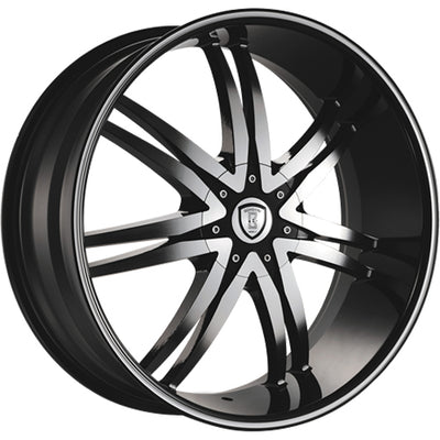 Borghini B14-M Black Machined Wheel
