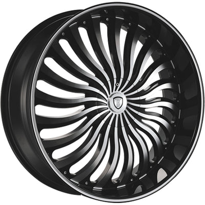 Borghini B24-M Black Machined Wheel