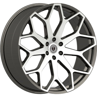 Borghini B28-M Black Machined Wheel