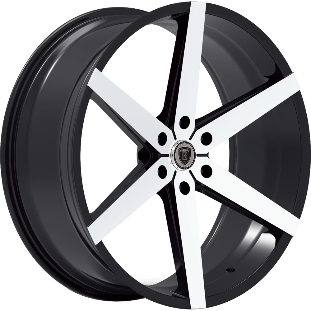 Borghini B35B-M Black Machined Wheel