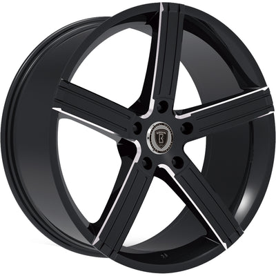 Borghini B39A-M Black Machined Wheel