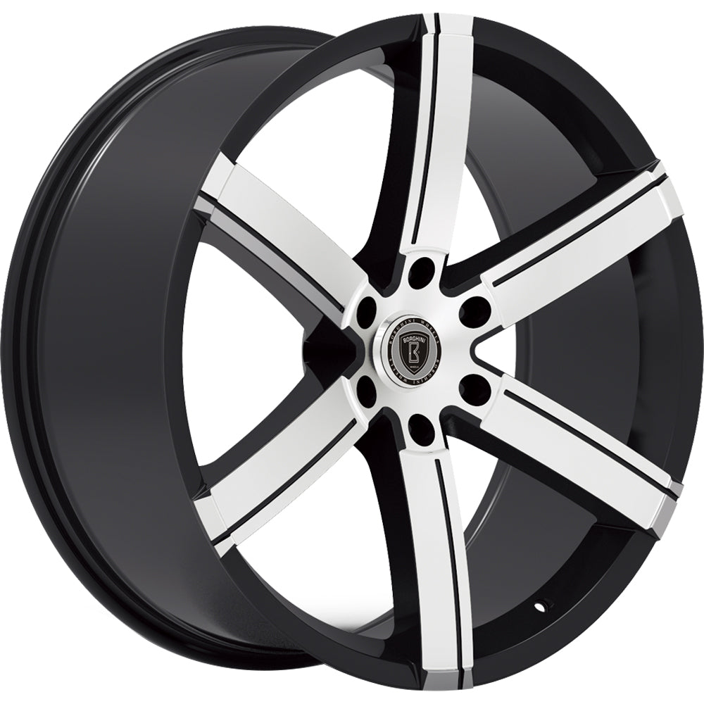 Borghini B39B-M Black Machined Wheel