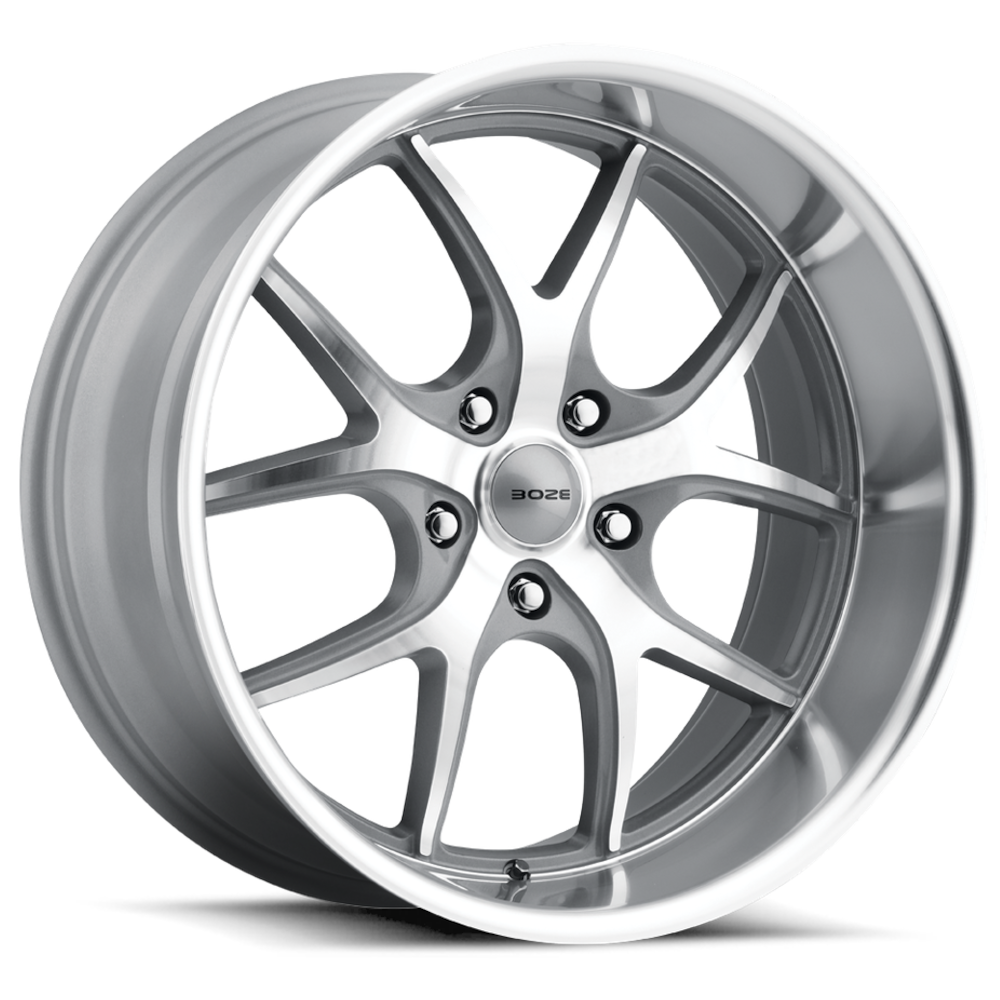 Boze B1 Flo-Lite Gray Machined Wheel