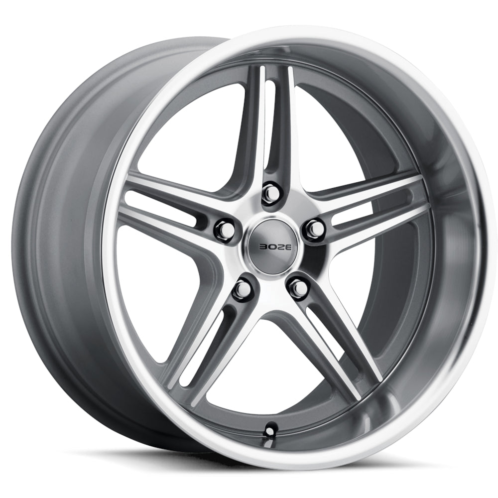 Boze B3 Flo-Lite Gray Machined Wheel