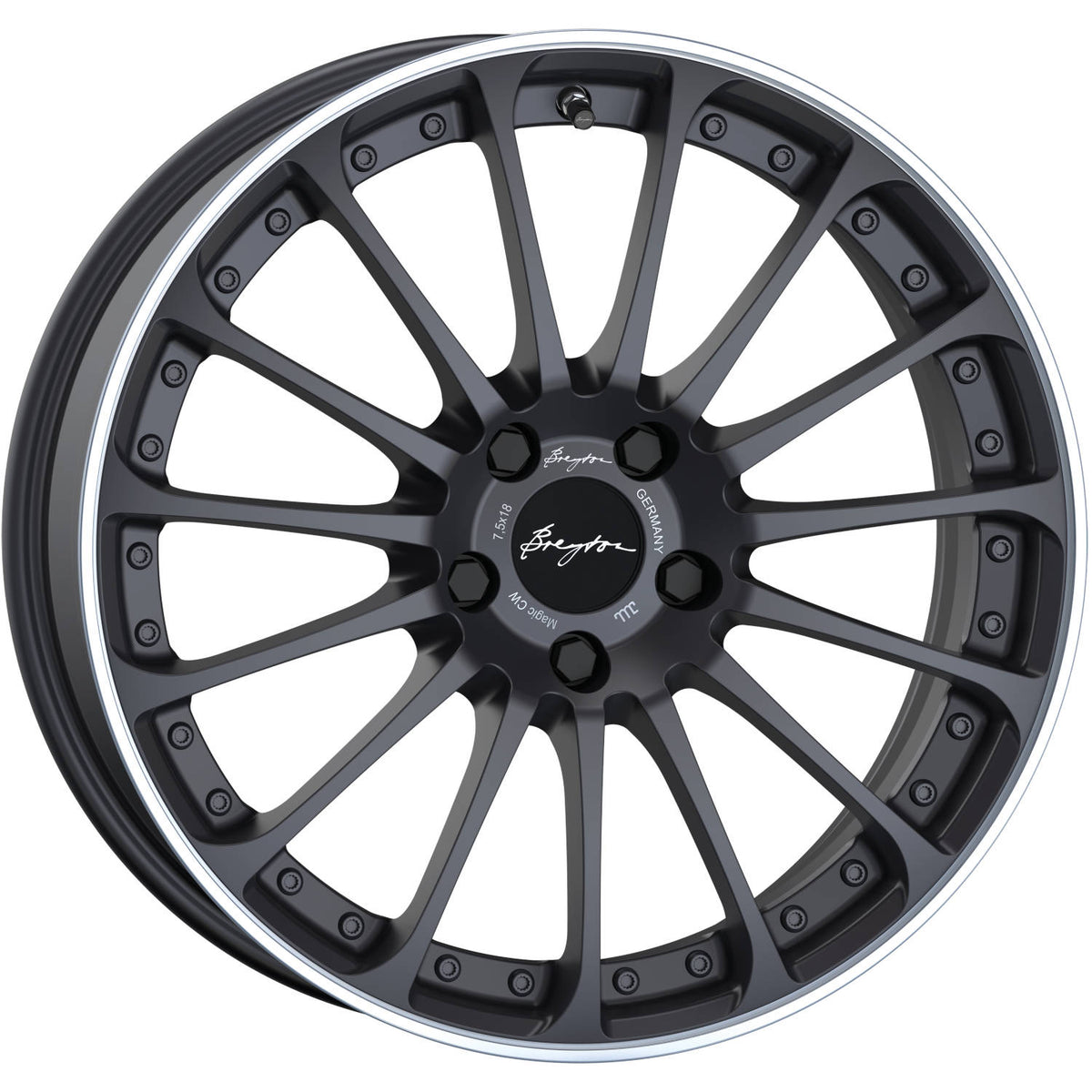Breyton Magic CW Gray Polished Wheel