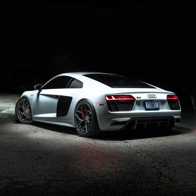 Brixton Forged PF5 on Silver Audi R8 V10