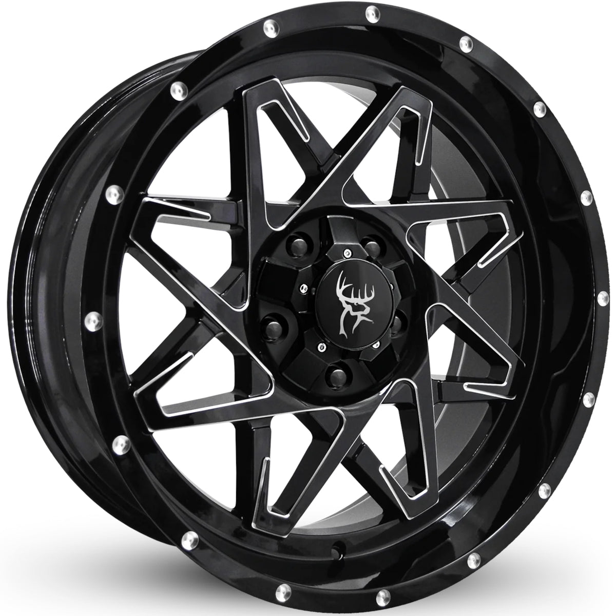Buck Commander Caliber Black Milled Wheel