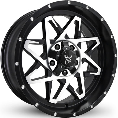 Buck Commander Caliber Black Machined Wheel