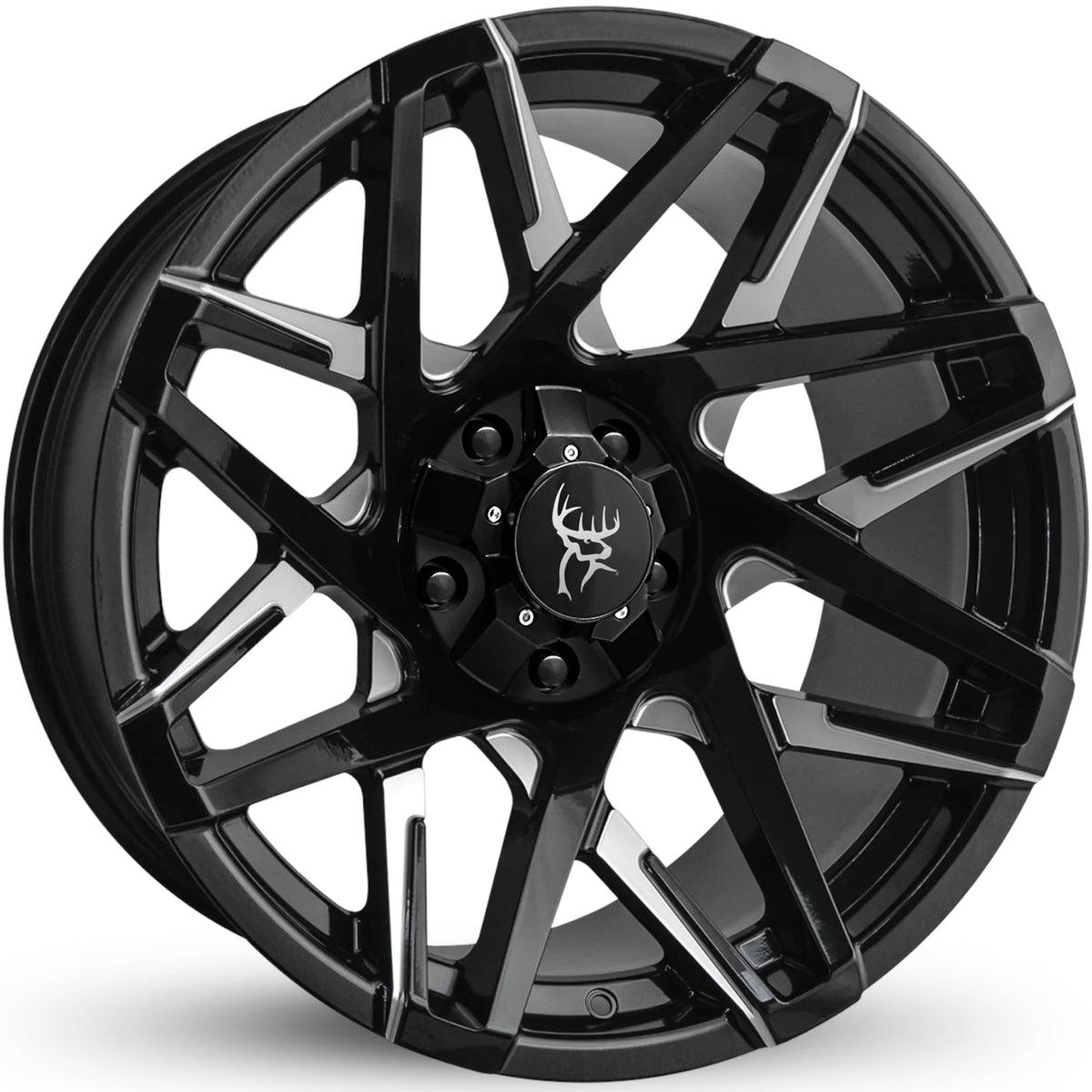 Buck Commander Canyon Black Milled Wheel