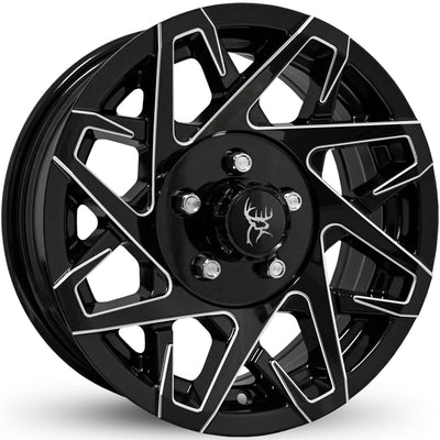 Buck Commander Canyon Trailer Black Milled Wheel