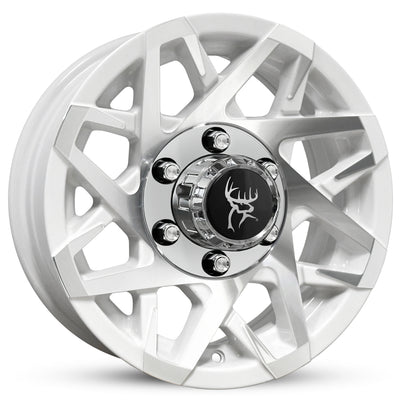 Buck Commander Canyon Trailer White Machined wheel