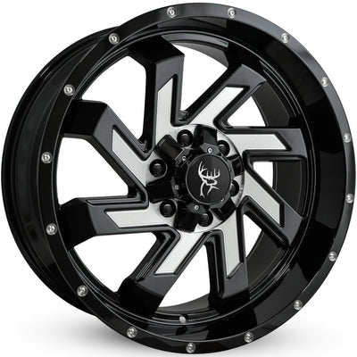 Buck Commander Saw Black Milled Wheel