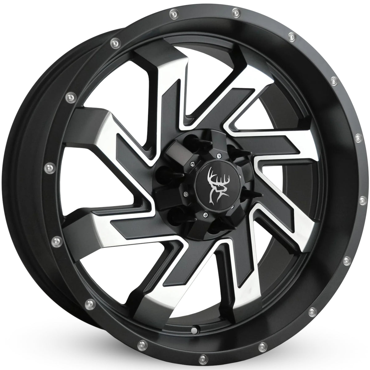 Buck Commander Saw Black Machined Wheel