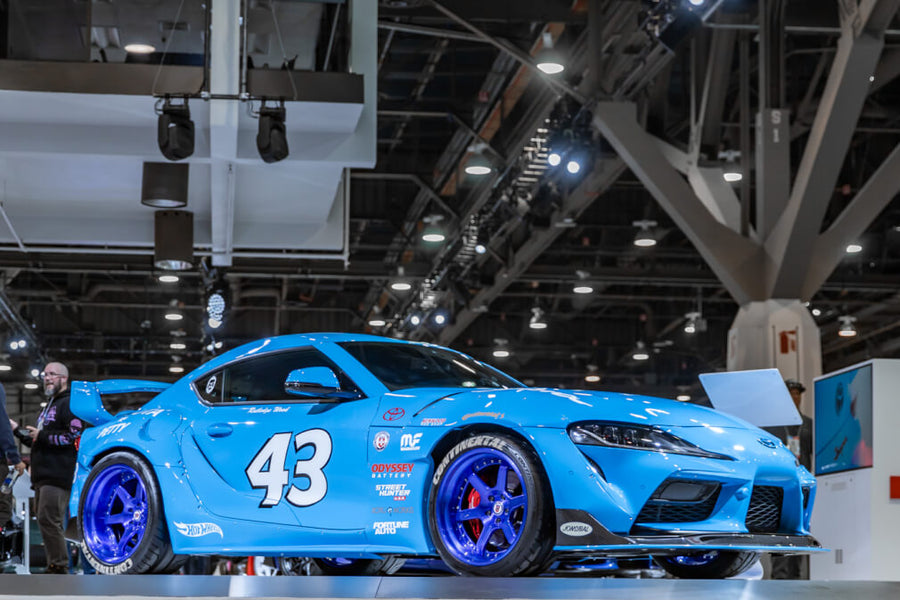 HRE C106 forged wheel on Richard Petty X Rutledge Wood Toyota Supra