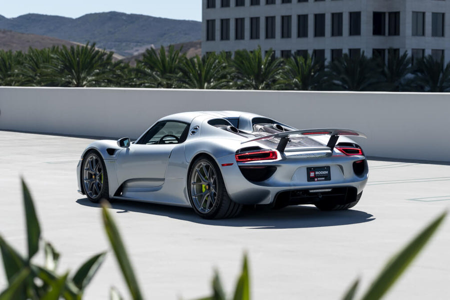 HRE P101 forged wheel on Porsche 918 Spyder Silver