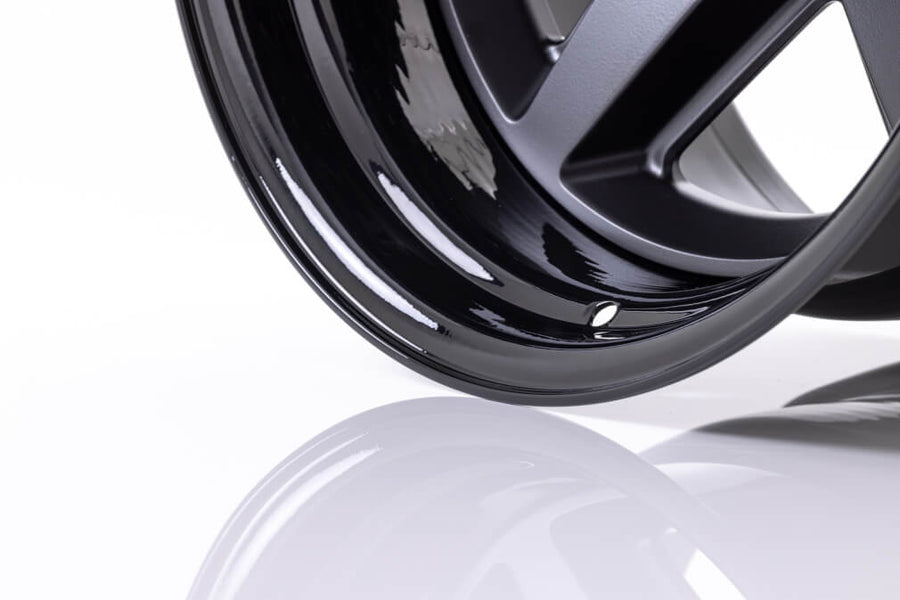 HRE 517K forged wheel on HRE Vintage 517K IN Satin Black Gloss Black Gloss Black HEX NUT