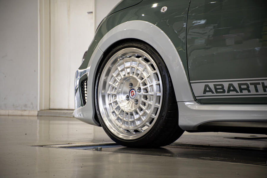 HRE 515 GTM forged wheel on Abarth 695 70TH Anniversario