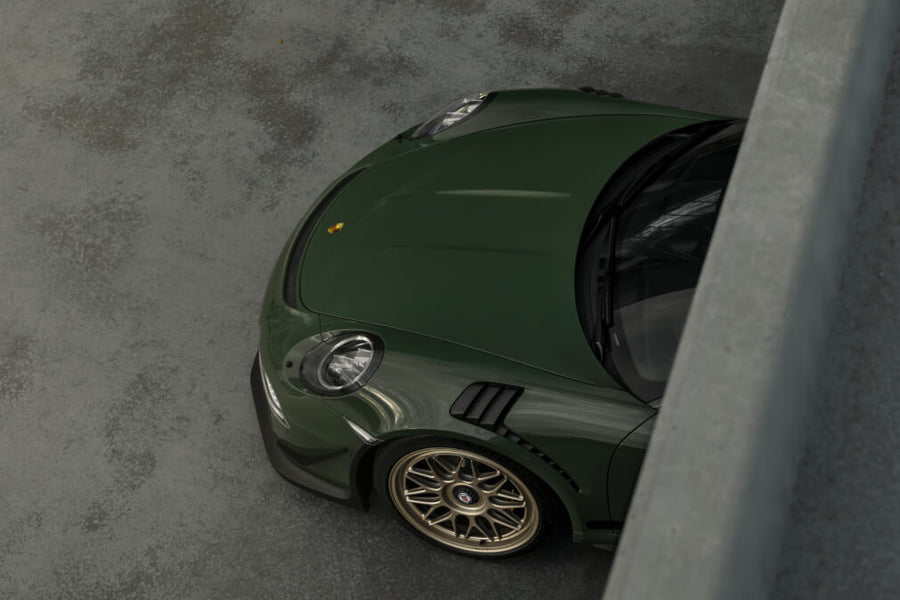 HRE 300 GTS forged wheel on Porsche 991 GT3 RS