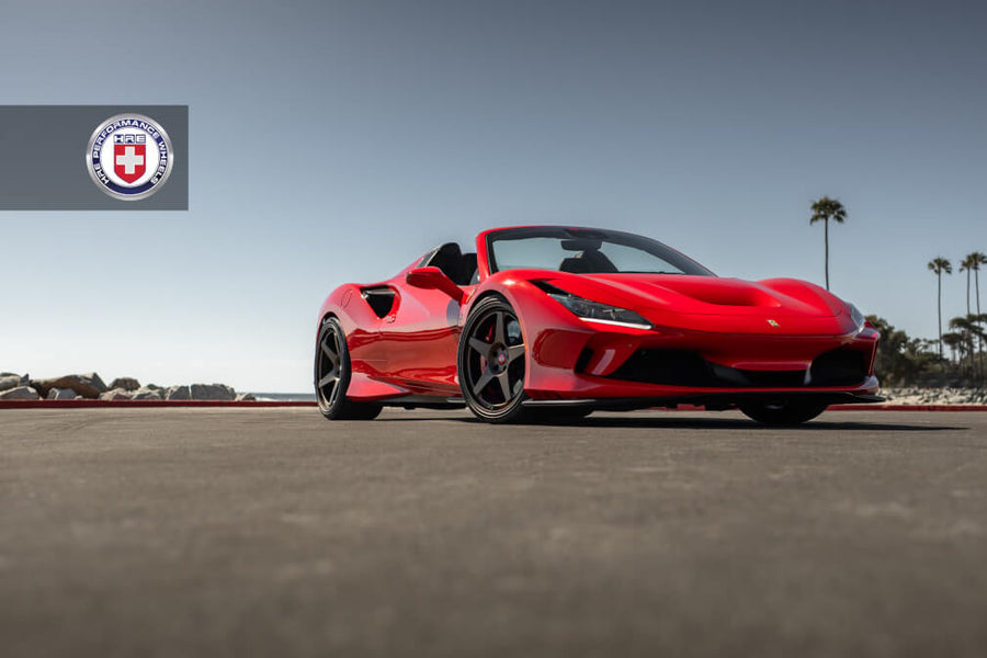 HRE 305 GTS forged wheel on Ferrari F8 Spider