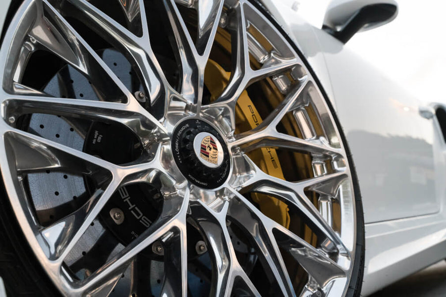 HRE P200 forged wheel on Porsche 9912 Turbo Cabriolet