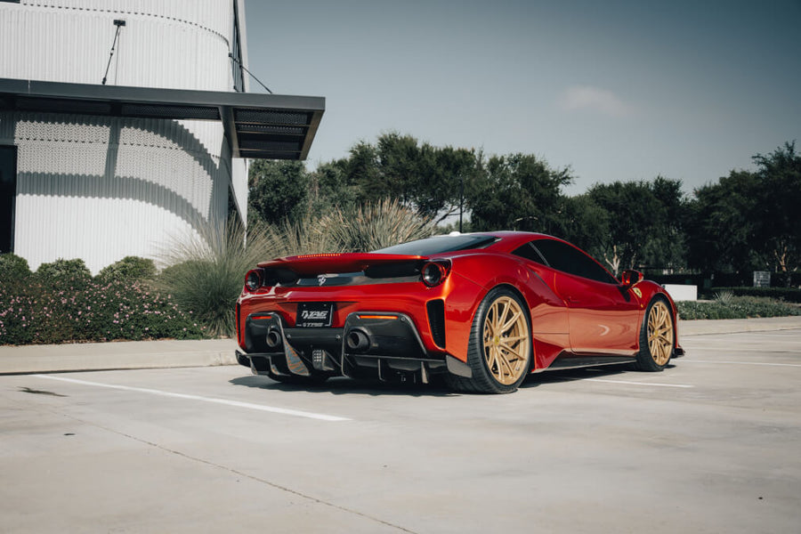 HRE P104SC forged wheel on Ferrari 488 Pista