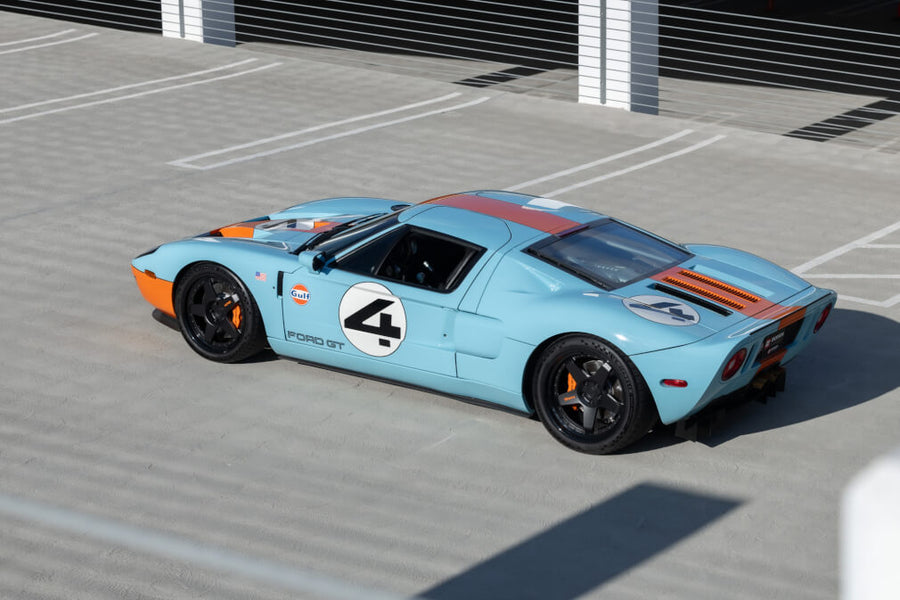 HRE C105 forged wheel on Ford GT Gulf Livery