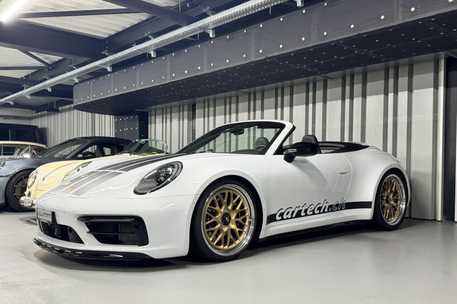 HRE 520 forged wheel on Porsche 992 Carrera Cabriolet