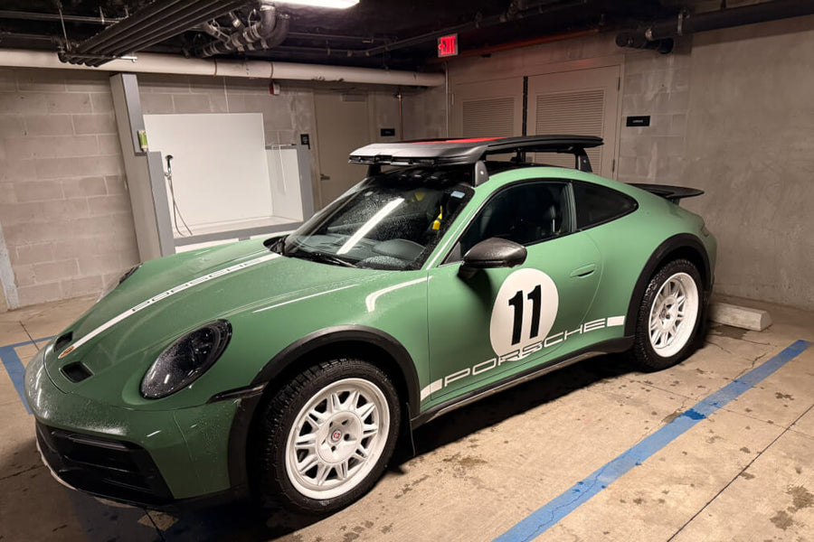 HRE 528 forged wheel on Porsche 992 Dakar