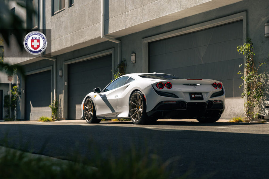 HRE P104SC forged wheel on Ferrari F8