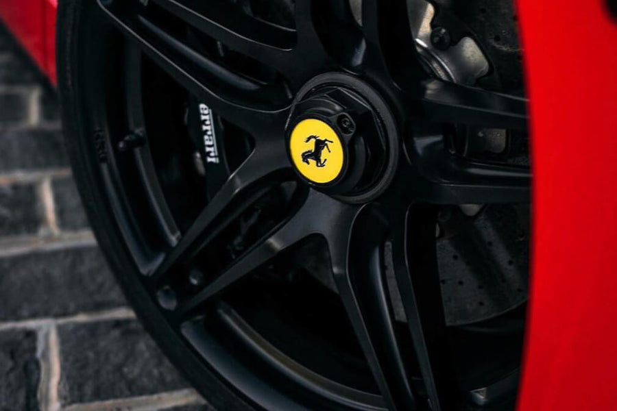 HRE P107 forged wheel on Ferrari Enzo