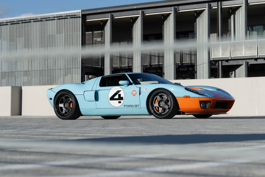 HRE C105 forged wheel on Ford GT Gulf Livery
