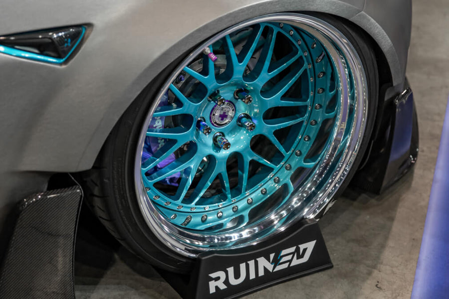 HRE 540 forged wheel on Tesla Model 3