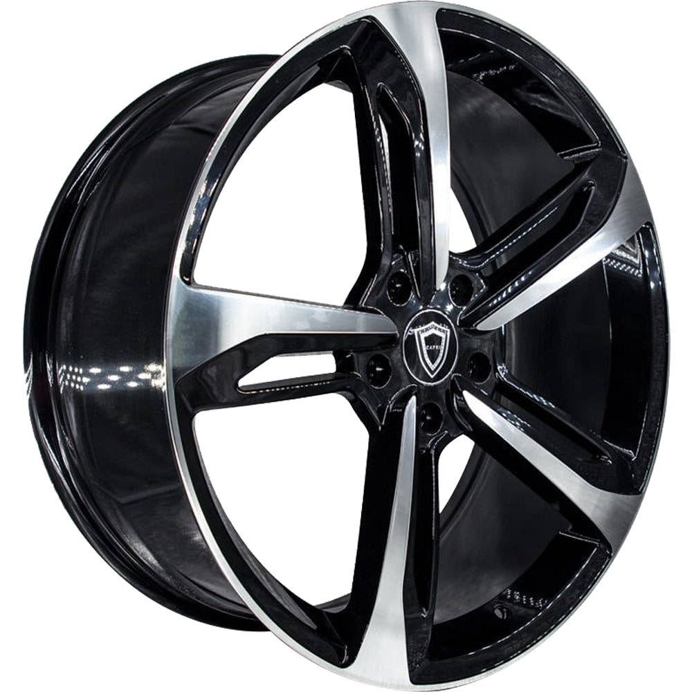 Capri Luxury C5191 Black Machined Wheel