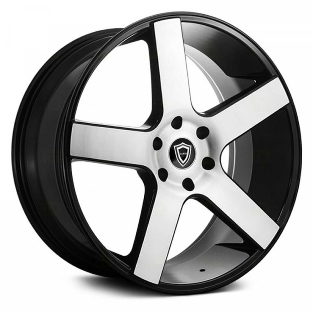 Capri Luxury C5288B Black Machined Wheel